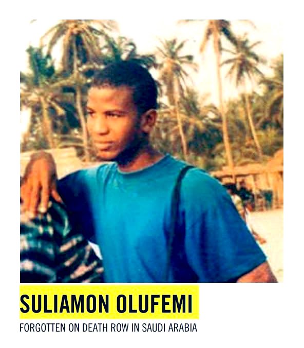  Amnesty urges Saudi Arabia to free Nigerian man on death row 