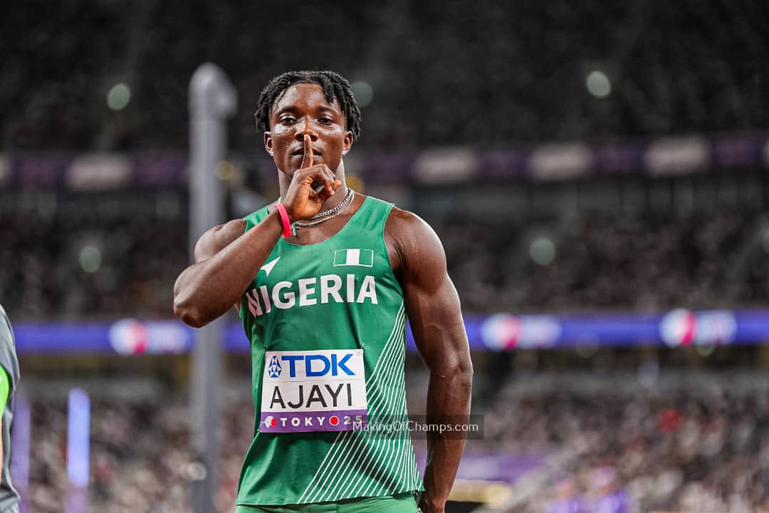 Ajayi storms 100m final at World Championships on his 21st birthday 