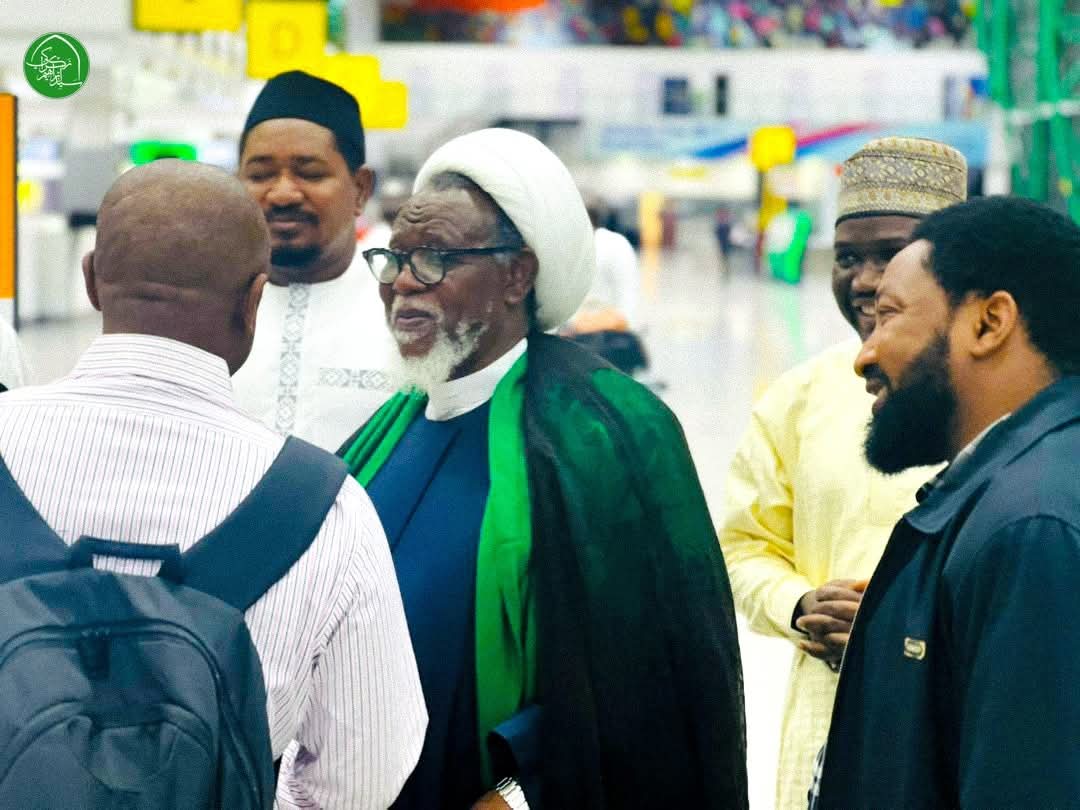 Shiite leader Zakzaky jets out to Iran Shiite leader Zakzaky jets out to Iran