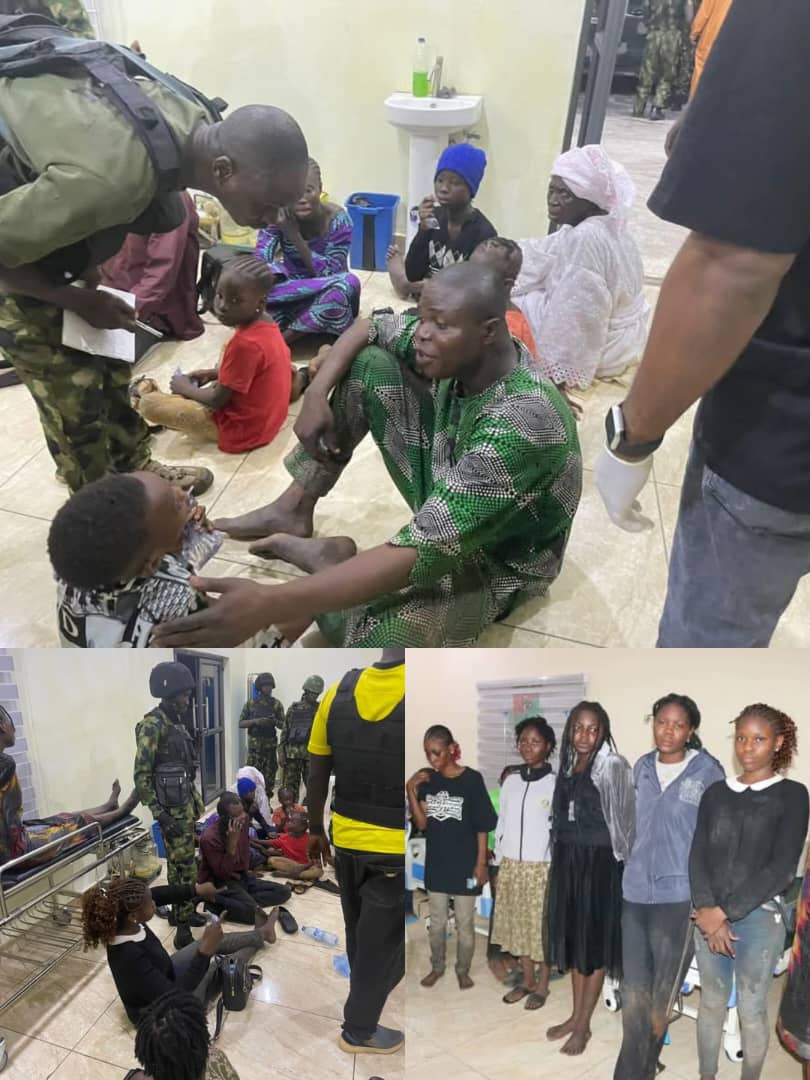 Troops rescue 17 abducted travellers after fierce operation near Okene Troops rescue 17 abducted travellers after fierce operation near Okene