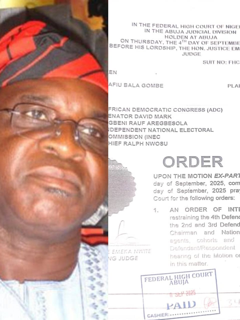  BREAKING Court bars David Mark Aregbesola from ADC leadership positions 