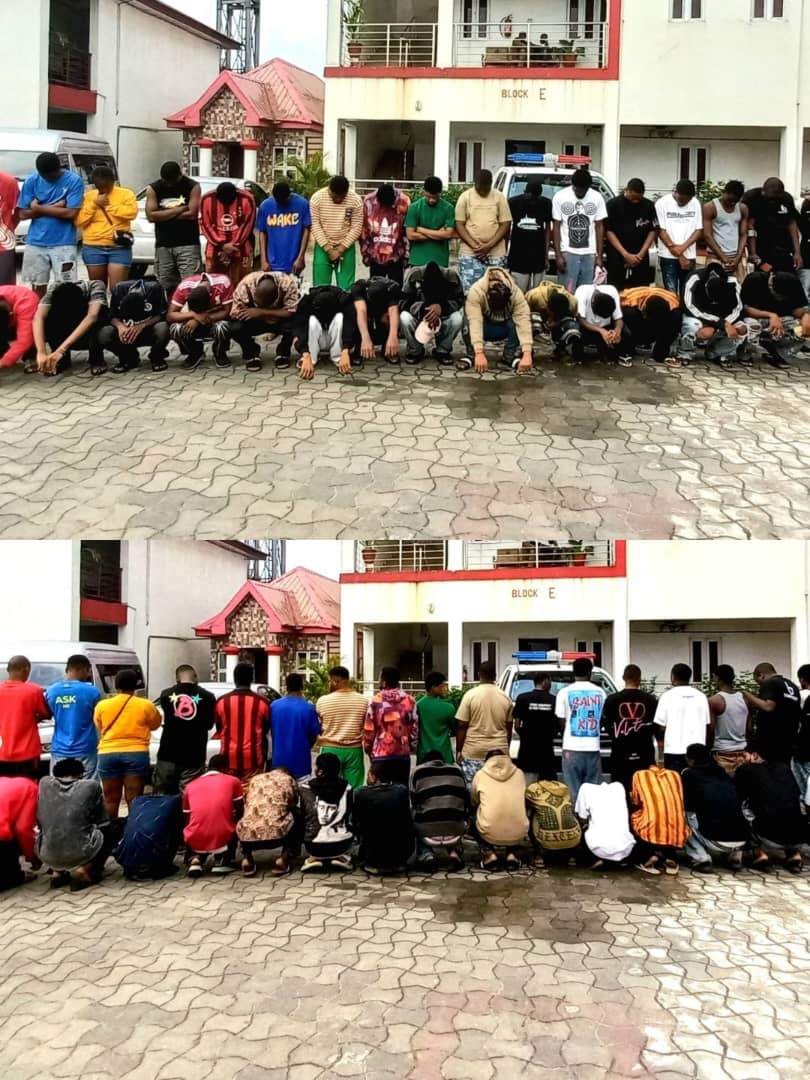 EFCC nabs 37 8216 Yahoo Boys 8217 in Warri Owerri as suspected ringleader escapes EFCC nabs 37 Yahoo Boys in Warri Owerri as suspected ringleader escapes