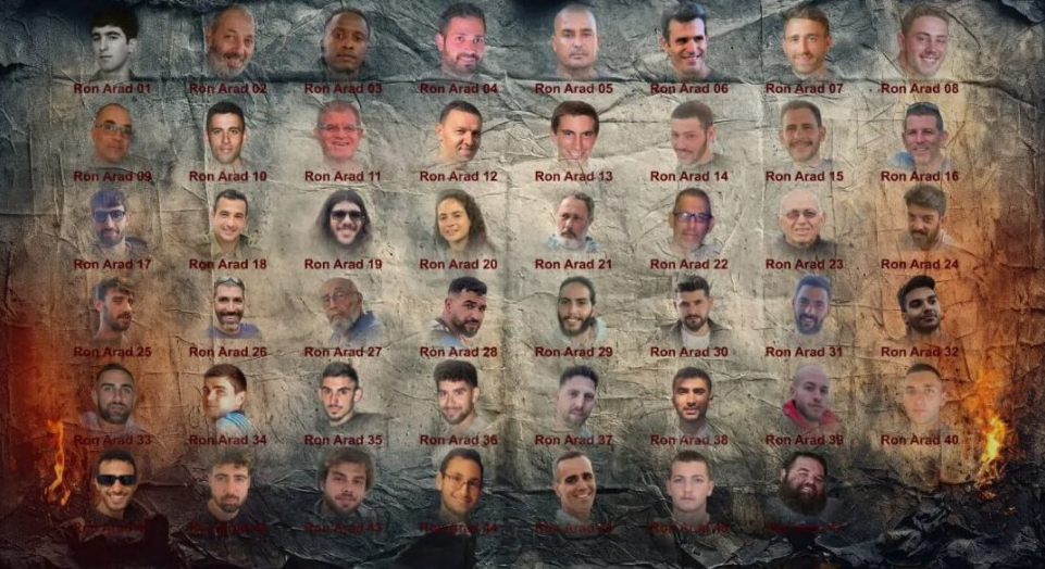 Hamas releases farewell photo of 48 Israeli captives as IDF pounds Gaza City Hamas releases farewell photo of 48 Israeli captives as IDF pounds Gaza City