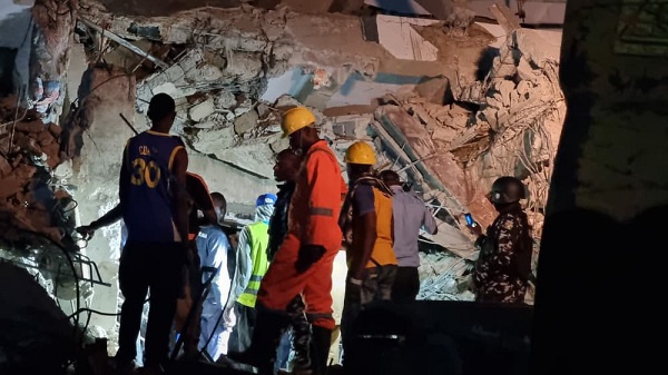  2 confirmed dead 4 rescued in Yaba building collapse NEMA 