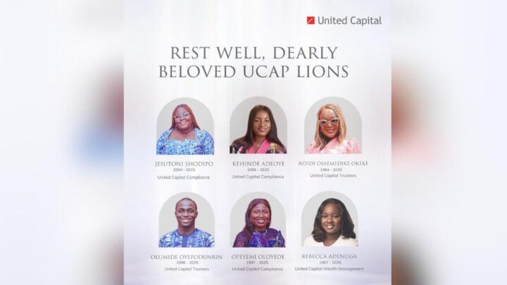  Identities of United Capital employees who died in Afriland towers fire revealed 