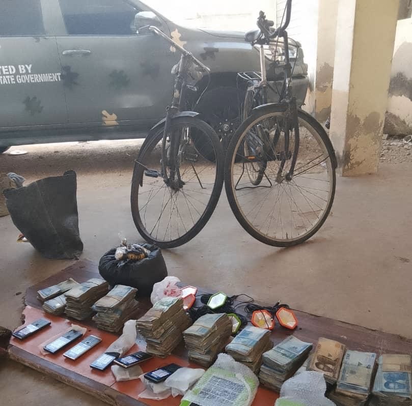 Soldiers recover N4 7m phones bicycles as terrorists flee along Maiduguri Damboa road Soldiers recover N4 7m phones bicycles as terrorists flee along Maiduguri Damboa road