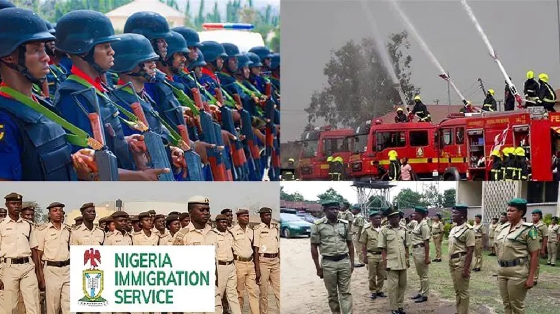  CDCFIB recruitments FG shortlists candidates for NSCDC immigration fire service CBT 