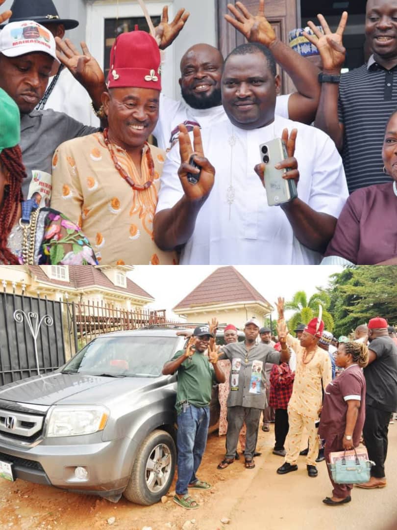 Abuja council chairman seeking reelection gifts SUV to Igbo leader Abuja council chairman seeking reelection gifts SUV to Igbo leader