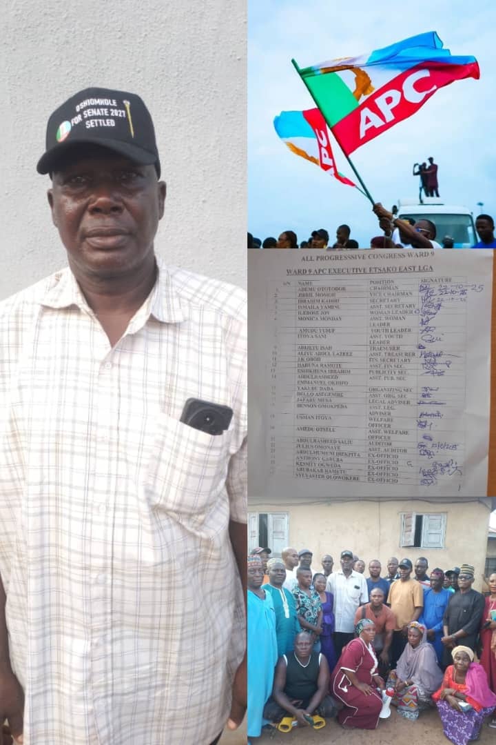 Edo Ward 9 APC in Etsako East passes vote of confidence on chairman Ademu Ototobor Edo Ward 9 APC in Etsako East passes vote of confidence on chairman Ademu Ototobor
