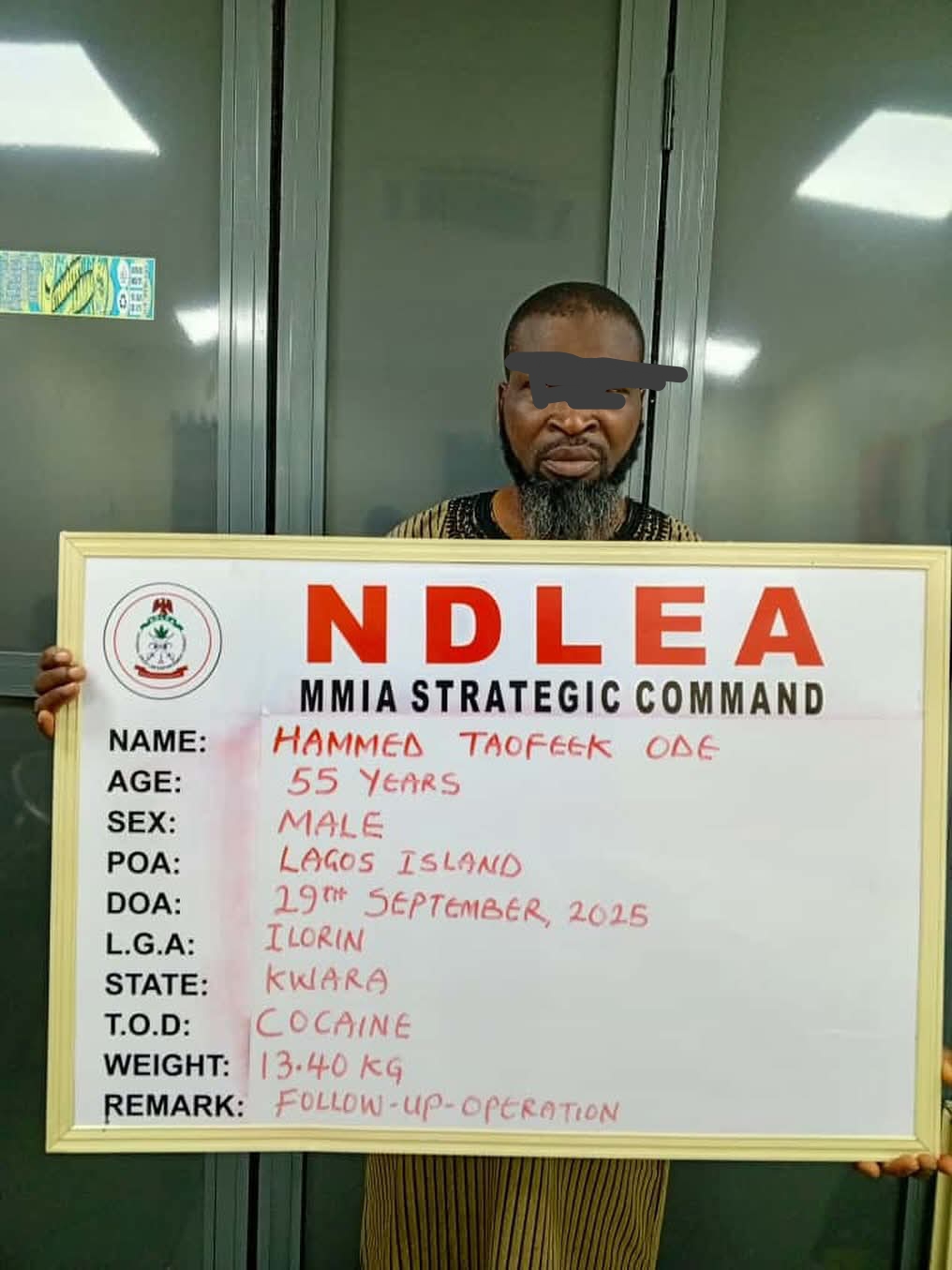  NDLEA dismantles cocaine networks behind 6 UK bound shipments 