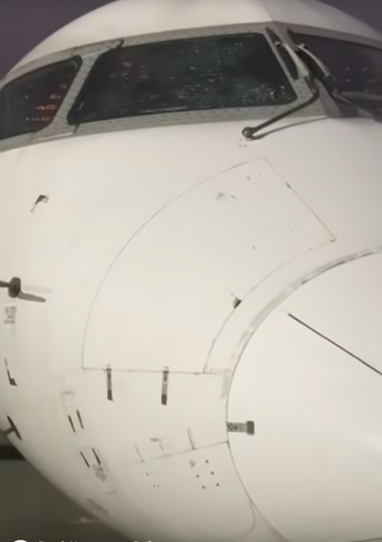  Panic as Super Eagles flight makes emergency landing in Angola over cracked window 