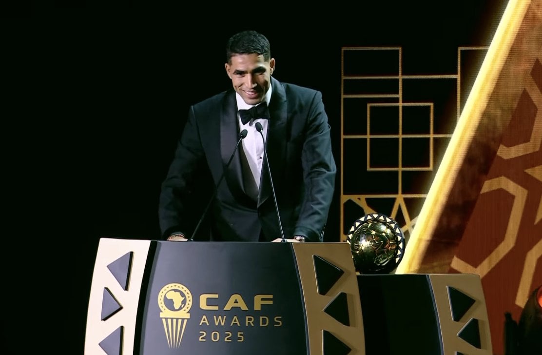  Hakimi wins 2025 CAF Men s Player of the Year Award 