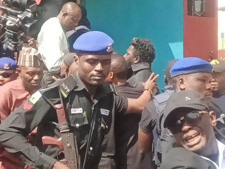 Drama at PDP HQ as Turaki Makinde Mohammed dispersed with tear gas before Wike s entry Drama at PDP HQ as Turaki Makinde Mohammed dispersed with tear gas before Wike s entry
