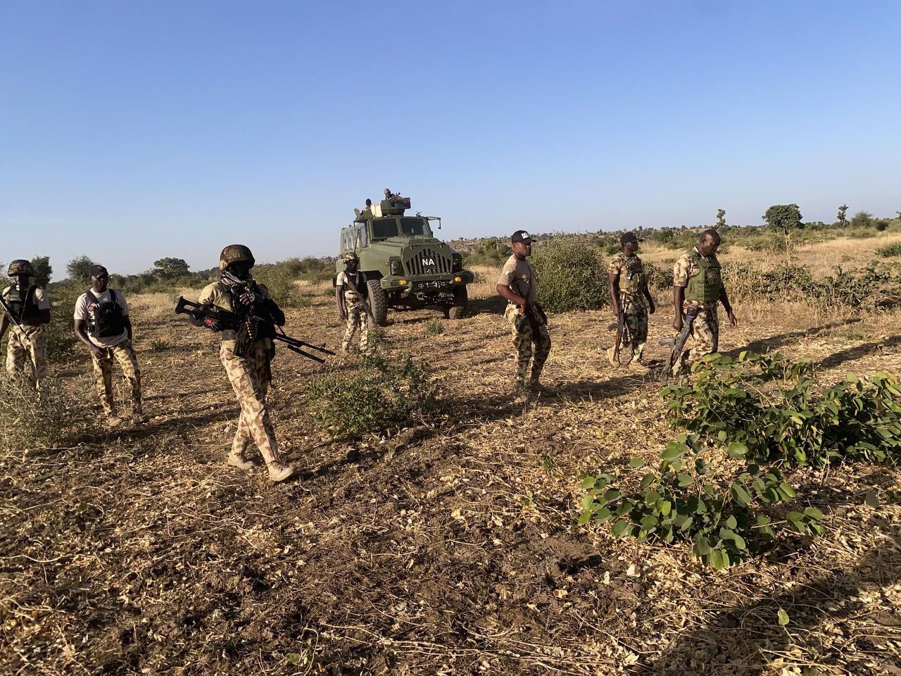  Soldiers raid bandits enclaves kill 5 recover arms 