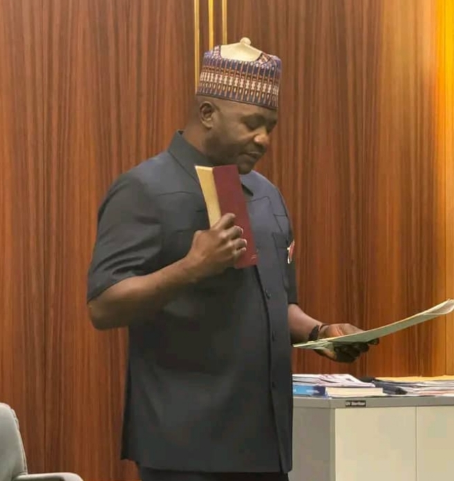 JUST IN Tinubu swears in new minister JUST IN Tinubu swears in new minister