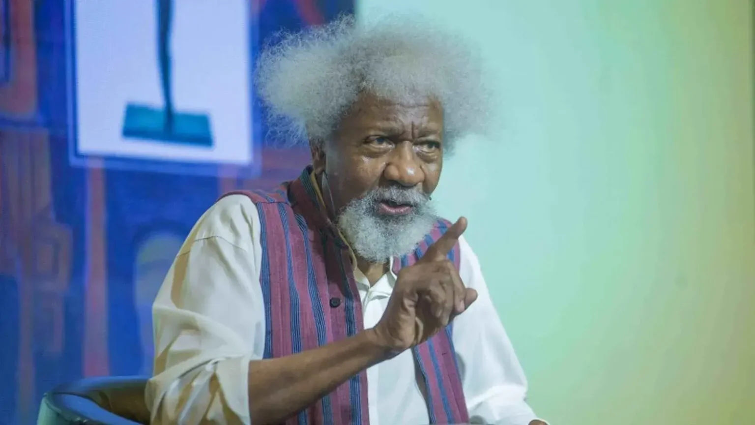 Soyinka criticises Tinubu over large security detail assigned to his son Soyinka criticises Tinubu over large security detail assigned to his son