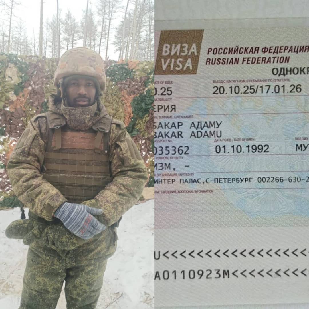  Nigerian trapped in Russian military camp begs FG for urgent repatriation 